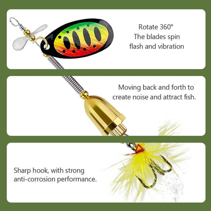 Pro-Series Spinnerbait Kit: 10-Piece Collection