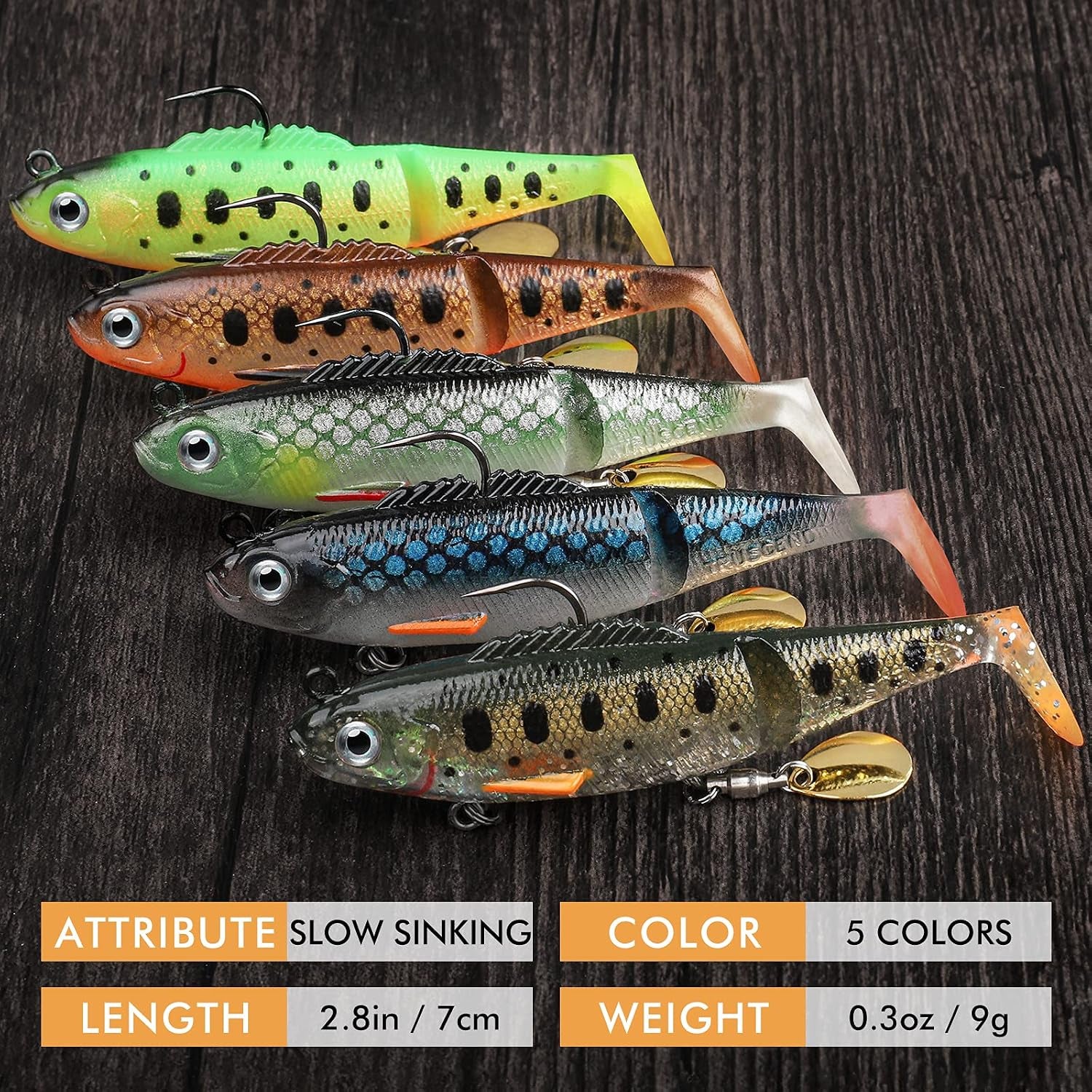 Shadtale: Pre-Rigged Vibrating Swimbait