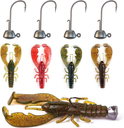 Ned Rig Finesse Kit: Premium Crawfish Baits