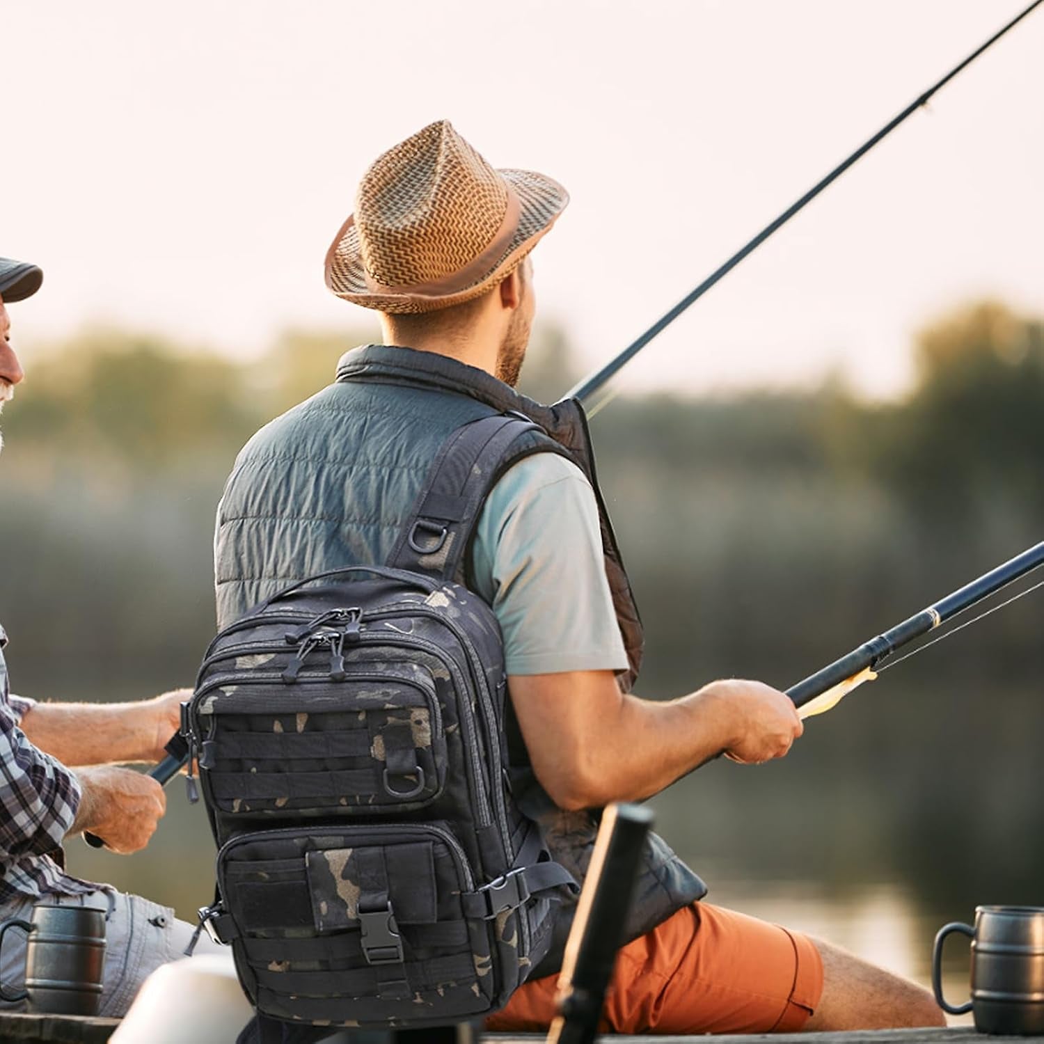 Fishingpepo Multi-Use Tactical Tackle Backpack