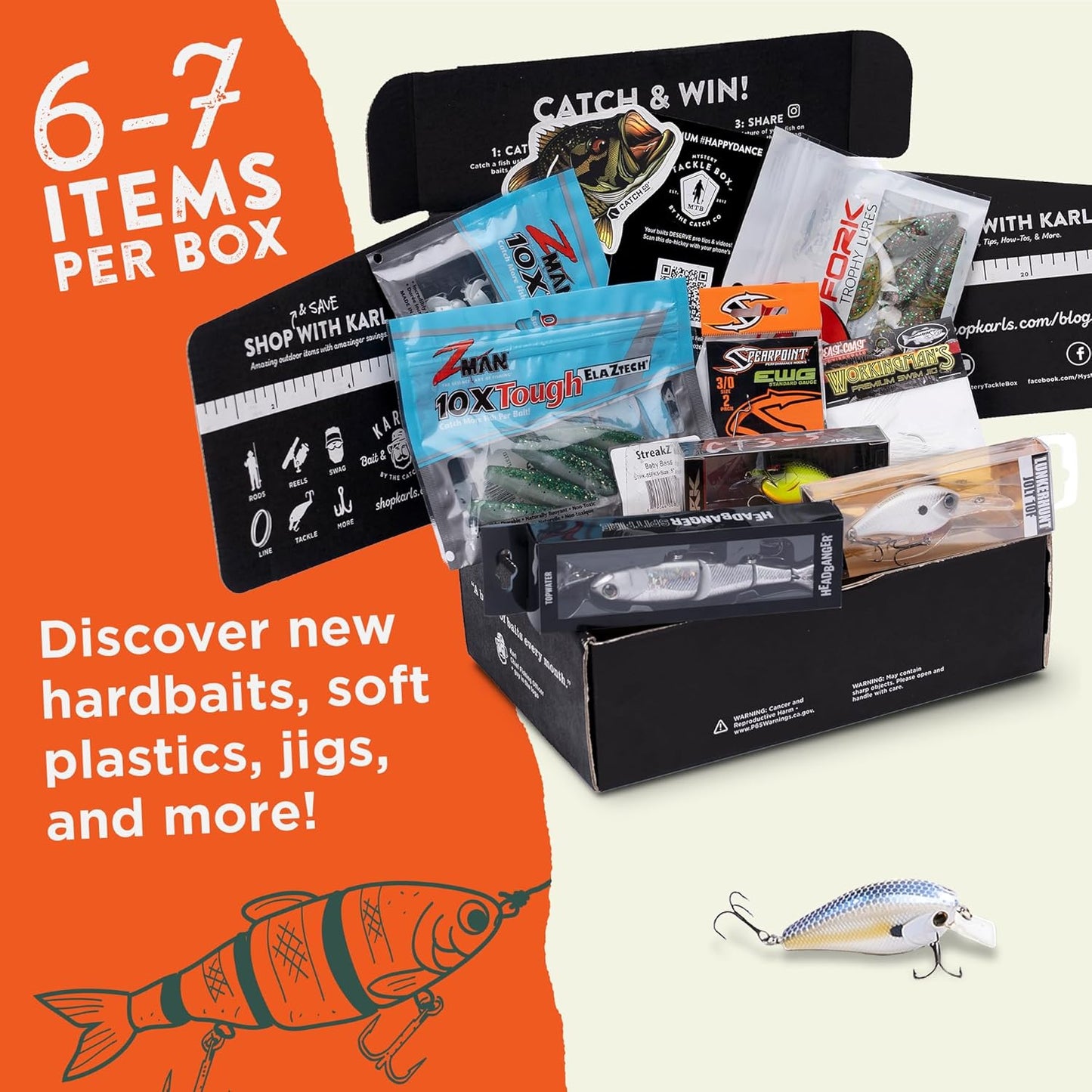 Mystery Tackle Box: PRO Bass Fishing Kit