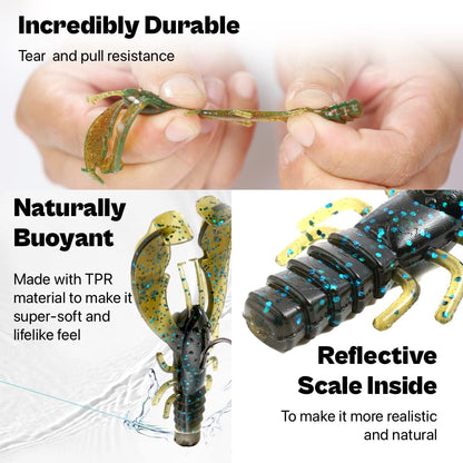 Ned Rig Finesse Kit: Premium Crawfish Baits