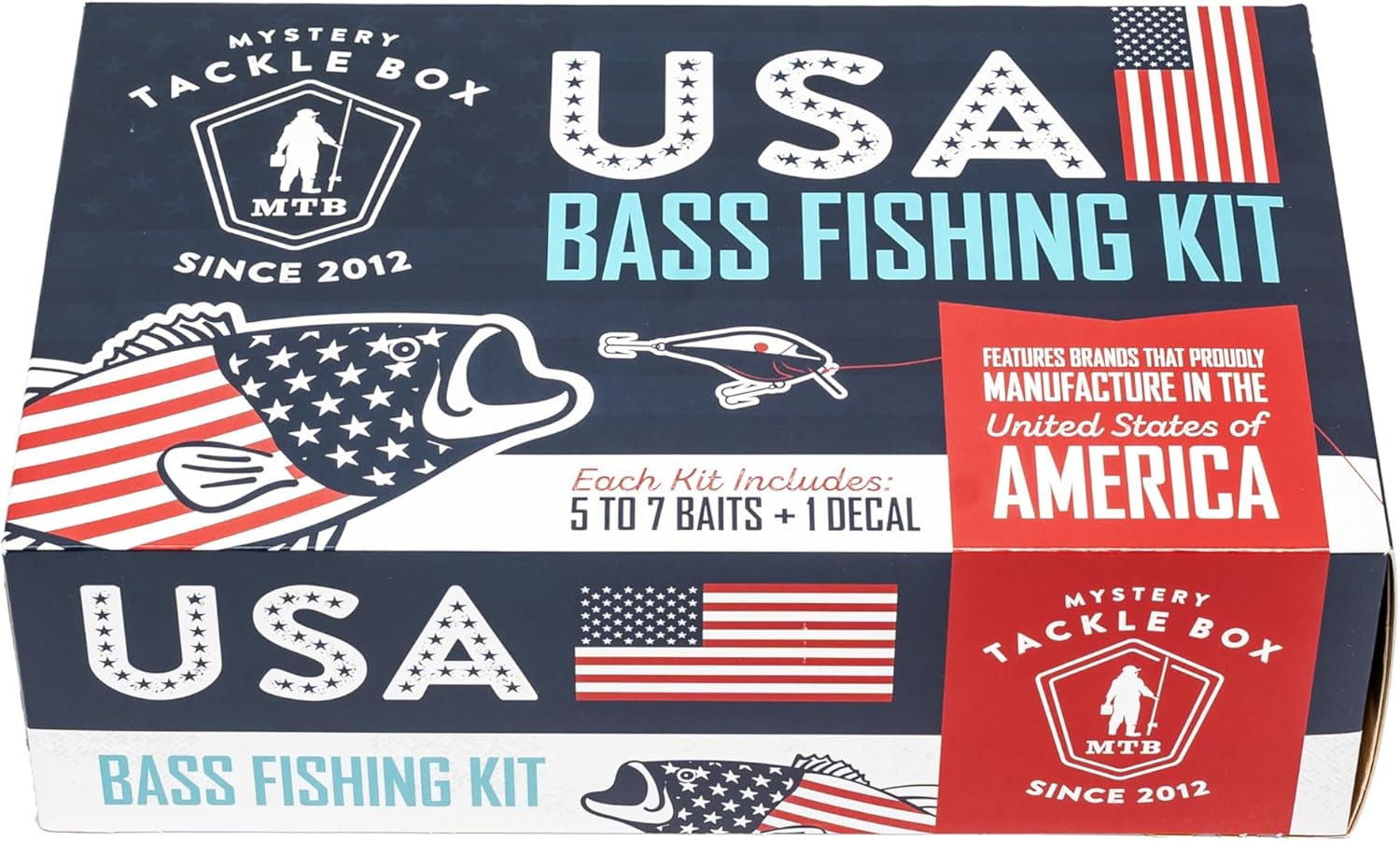 Mystery Tackle Box: USA-Made Bass Fishing Kit