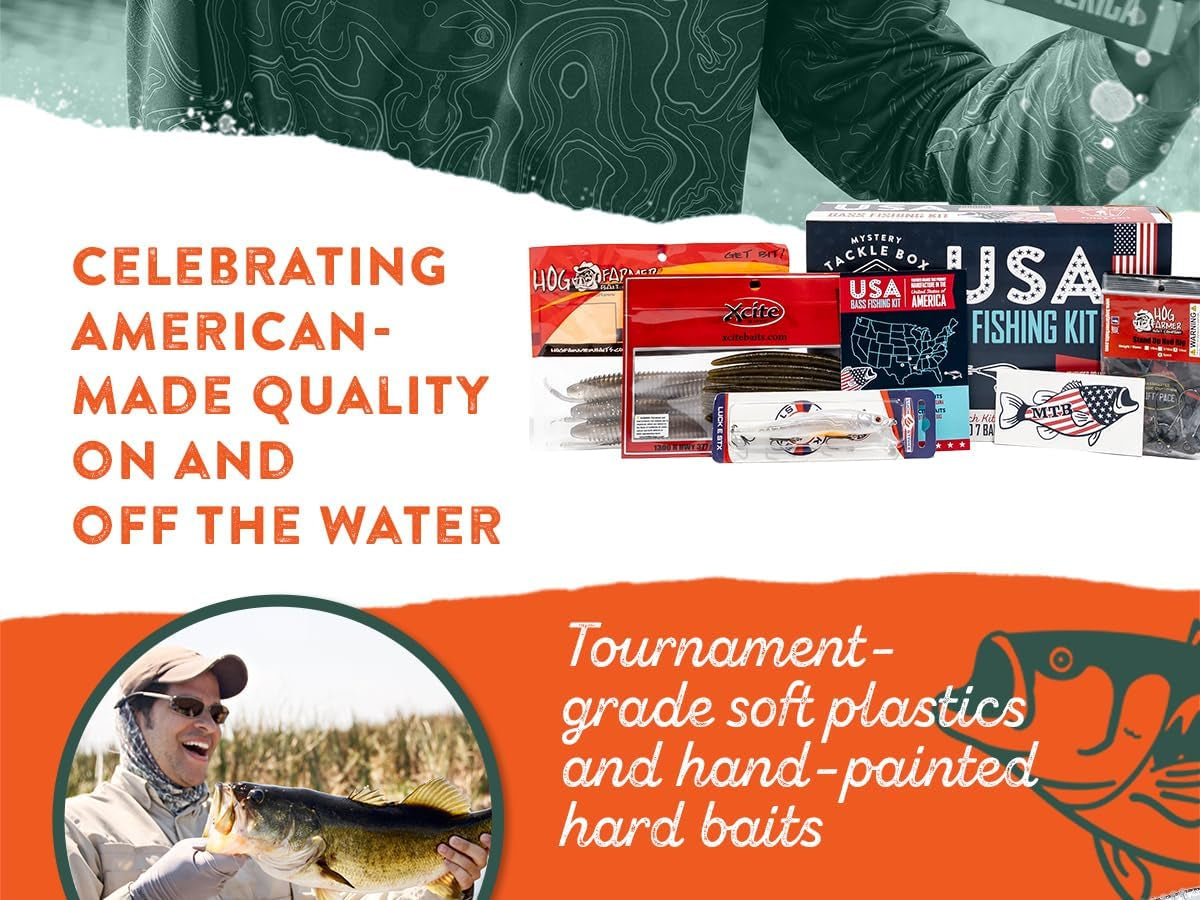 Mystery Tackle Box: USA-Made Bass Fishing Kit