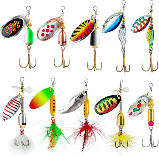 Pro-Series Spinnerbait Kit: 10-Piece Collection