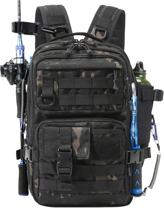 Fishingpepo Multi-Use Tactical Tackle Backpack