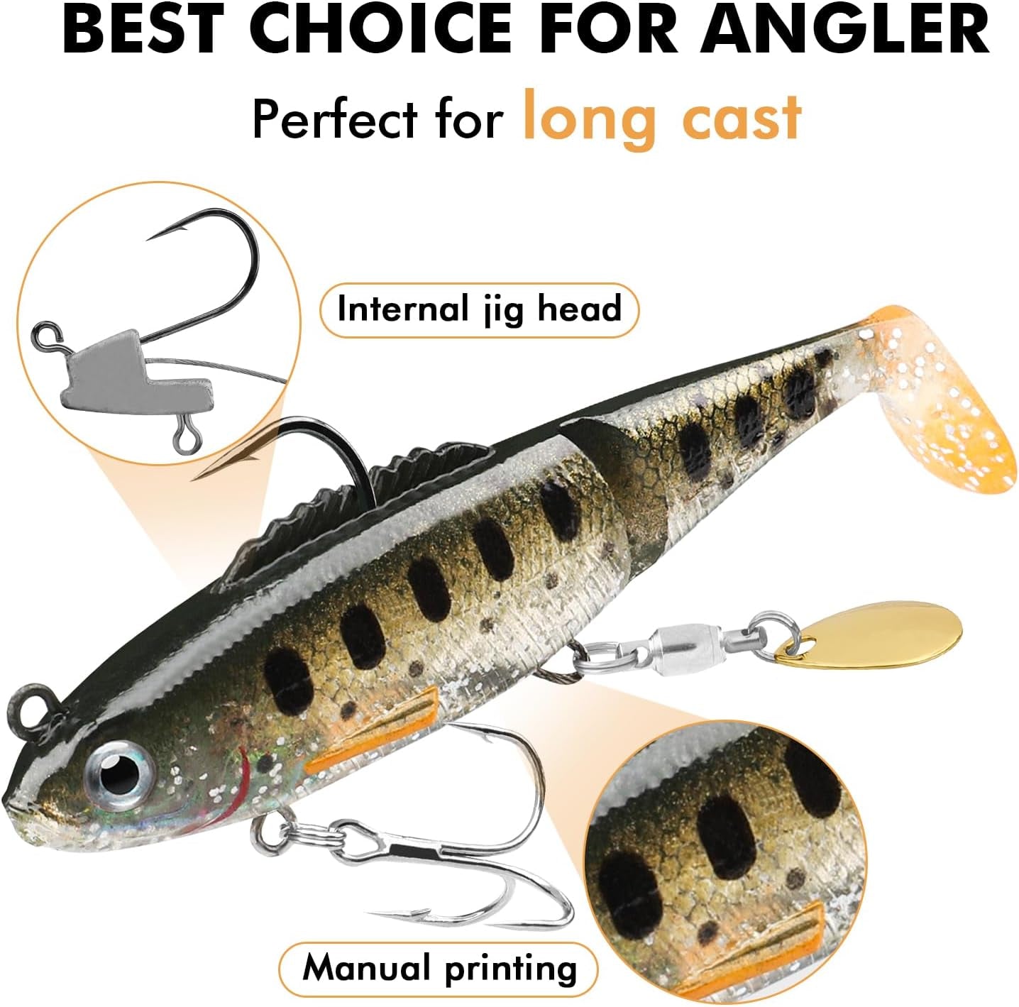Shadtale: Pre-Rigged Vibrating Swimbait