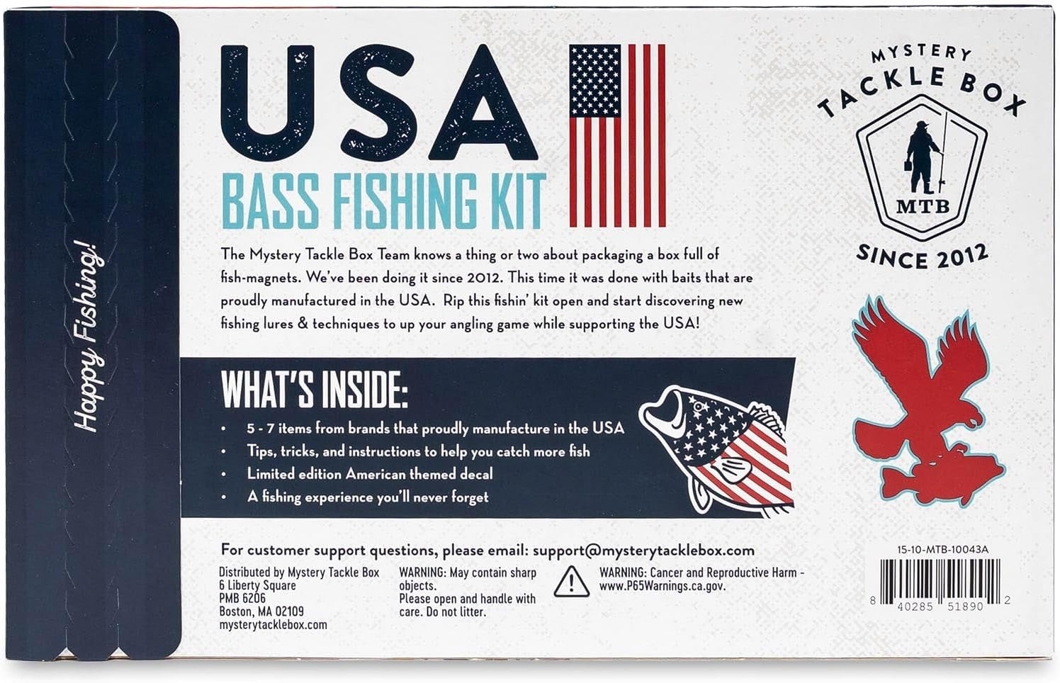 Mystery Tackle Box: USA-Made Bass Fishing Kit
