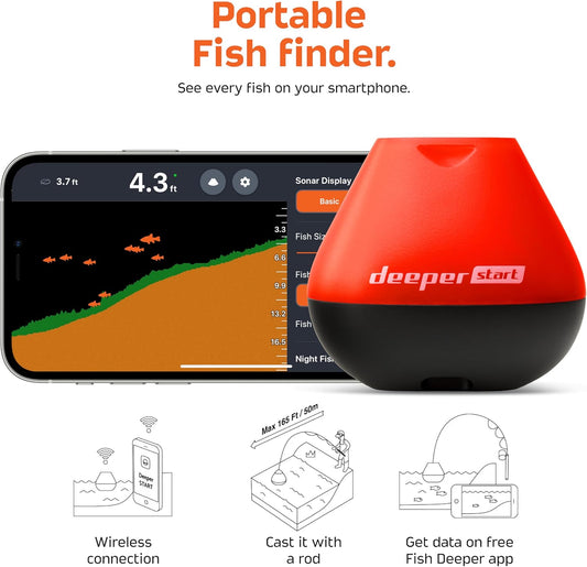 Deeper START: Castable Smart Sonar Fish Finder