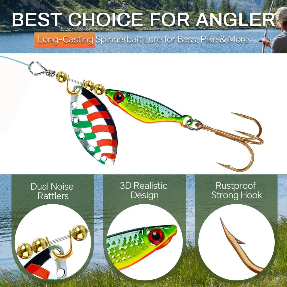 Pro-Series Spinnerbait Kit: 10-Piece Collection