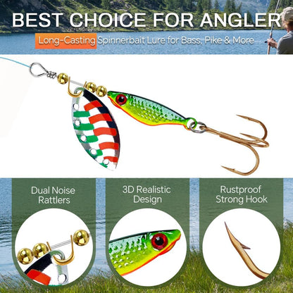 Pro-Series Spinnerbait Kit: 10-Piece Collection