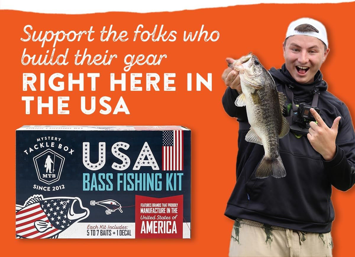 Mystery Tackle Box: USA-Made Bass Fishing Kit