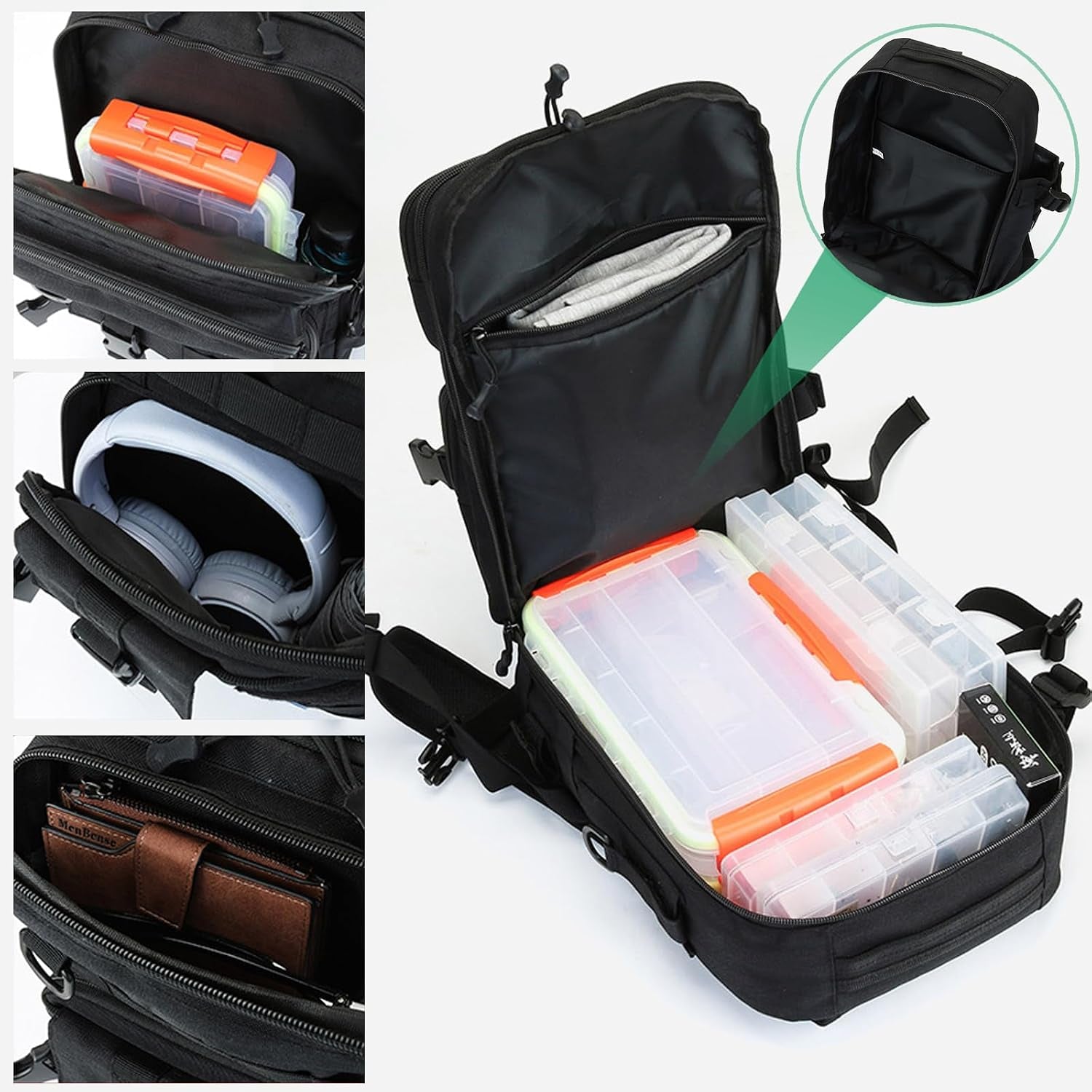 Fishingpepo Multi-Use Tactical Tackle Backpack